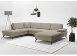sit&more Wohnlandschaft "Morris Jubi U-Form, B: 300 cm" mit Armteilfunktion & 1 Zierkissen, optional Bettfunktion