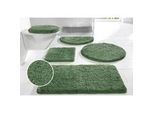 Badematte OTTO HOME "Sanremo, Badvorleger, Badezimmer Teppich, sehr weich" Gr. 12, grün (dunkelgrün), H:30mm, Polyester, Badematten, Badematte, Badteppich, unifarben, rechteckig, rund & als 3-tlg. Set erhältlich