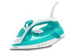 Dampfbügeleisen , Türkis , Kunststoff , 260 ml , 11x17x27.5 cm , RoHS, Fsc, Reach , für Leitungswasser geeignet, Tropf-Stopp, stufenlose Temperaturwahl , Haushalt & Kleinelektro, Wäschepflege, Bügeleisen