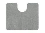 Grund Wc-Vorleger , Grau , Textil , Uni , rechteckig , 50x60 cm , Oeko-Tex® Standard 100 , Heimtextilien, Badtextilien, WC Vorleger