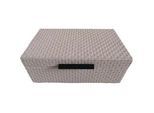 Ambia Home Dekobox , Creme , Leder, Holzwerkstoff , Lederlook , Color-Finish-Leder , Uni , 0 Fächer , 20x12.5x34 cm , Deckel, Deckel aufklappbar, handgemacht , Ordnen & Aufbewahren, Dekoboxen & Aufbewahrungsboxen, Dekoboxen