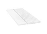 Xora Topper , Weiß , Textil , 100x200 cm , Bezug abnehmbar/waschbar, atmungsaktiv, schadstoffgeprüft, alternative Größen erhältlich , Schlafzimmer, Matratzen