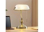 Lindby Schreibtischleuchte Profina, bronzefarben, 39 cm, E27