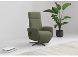 TV-Sessel HOME AFFAIRE "Rochelle, inkl. Kopfteilverstellung & 360 Drehfunktion", grün (olive), B:71cm H:110cm T:82cm, 95% Polyester 5% Polyamid, Sessel, wahlweise mit 2 Motoren, Akku & Aufstehhilfe