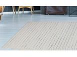 Teppich KAYOOM "Prime 110", weiß (weiß, grau), B:200cm H:15mm L:290cm, Viskose, Teppiche, Teppich, Handgefertigtes Unikat, sehr weiche Haptik, pflegeleicht