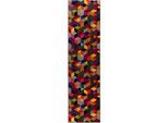 Läufer FLAIR RUGS "Dynamic", bunt (multi), B:66cm H:10mm L:230cm, Polypropylen, Teppiche, Läufer, fußbodenheizungsgeeignet, Cube Muster, bunt, Wohnzimmer, Läufer