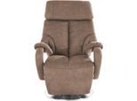 TV-Sessel SIT & MORE "Invito", braun (latte), B:80cm H:113cm T:80cm, Luxus-Kunstleder;NaturLEDER (echtes Rindsleder);Luxus-Microfaser (100% Polyester), Sessel, Fernsehsessel, in Größe M, wahlweise mit Motor und Aufstehhilfe