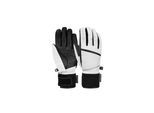 Skihandschuhe REUSCH "Tessa STORMBLOXX™", Damen, Gr. 6,5, schwarz-weiß (weiß, schwarz), 65% Polyester, 30% Ziegenleder, 5% Elasthan, mehrfarbig, Handschuhe, aus wasserdichtem und atmungsaktivem Material