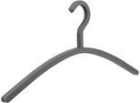 Kleiderbügel PIEPERCONCEPT "Carree", grau (anthrazit), B:46cm H:20cm T:1,5cm, Kunststoff, Kleiderbügel, Kleiderbügel