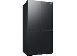 SAMSUNG Multi Door "RF65DG960EB1EF", Energieeffizienz: E (A-G), silber (premium schwarz steel), ohne Beverage-Center, Kühlschränke