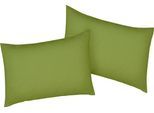 Kissenbezug BELLANA "Mako-Jersey-Exclusiv", grün (moos), B:60cm L:40cm, Baumwolle, Obermaterial: 100% Baumwolle, Kissenbezüge, Kissenbezug, aus reiner Baumwolle