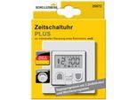 Schalter SCHELLENBERG "Plus zur Rollladensteuerung von Rohrmotoren Standard und Plus", weiß, B:8cm H:8cm, Schalter, mit Display und Wandtaster, Unterputzmontage, weiß