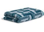 Handtücher MÖVE "Tide", lagoon, aqua, B:50cm L:100cm, Walkfrottier, Handtücher, im Jacquard-Design