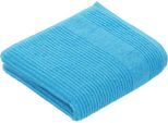 Handtuch VOSSEN "Tomorrow", blau (ice blau), B:50cm L:100cm, Webfrottier, Baumwolle, Handtücher