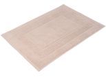 Badematte GÖZZE "BIO Frottier" Gr. 2, grau (taupe), H:7mm, Baumwolle (Bio-Baumwolle), Badematten, Badematte, Badvorleger, Frottier-Qualität, mit Bordüre