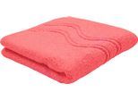 Handtuch ROSS "Cashmere feeling", rosa (flamingo), B:50cm L:100cm, Frottier, Baumwolle, Handtücher, 100% Baumwolle, mit Wellen-Bordüre, große Farbauswahl