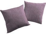 Kissenhülle WIRTH "Torbole" Gr. 3, lila, B:50cm L:50cm, Polyester, Obermaterial: 90% Polyester, 10% Baumwolle, Kissenbezüge, Kissenhülle