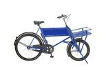 Lastenfahrrad CLASSIC M, Stahl, Traglast 140 kg, blau kaiserkraft