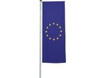 Mannus Auslegerflagge/Länder-Fahne, Format 1,2 x 3 m, Europa-Fahne