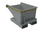 eurokraft pro Kippbehälter inkl. Abrollmechanismus, Volumen 0,15 m³, LxBxH 960 x 640 x 550 mm, grau