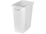 Probbax Robuster Wertstoffsammler, 60 l, weiß