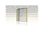 Axelent Türanbaupaket X-Guard (ohne Türwandelement, Stützen und Verriegelung), Doppeltür als Schwenktür, HxB 2000 x max. 3000 mm