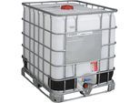 IBC-Container RECOBULK, UN-Zulassung, Volumen 1000 l, auf Stahlrahmen-Palette, NW Öffnung 150 mm / NW Auslauf 50 mm kaiserkraft