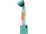 B-SAFETY Hand-Augendusche ClassicLine, Brausekopf 45°, grau, grün