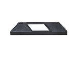 Moravia Radstopp Park-AID®, LxBxH 550 x 150 x 100 mm, schwarz / weiß