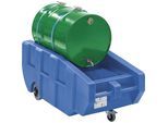 PE-Fass-Transport- und -Abfüllwagen, Auffangvolumen 230 l, LxBxH 1600 x 740 x 640 mm kaiserkraft