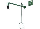 B-SAFETY Körper-Notdusche ClassicLine, Wandmontage, grün, schwarz