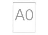 Design-Klapprahmen, Aluminiumprofil, silber eloxiert, VE 2 Stk, DIN A0, HxB 1220 x 872 mm kaiserkraft