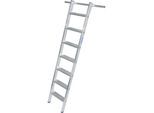 KRAUSE Stufen-Regalleiter, einhängbar, mit 1 Paar Einhängehaken, 7 Stufen
