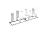 WSM Standparker, einseitig, Reifenbreite bis 55 mm, 6 Stellplätze