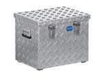 Alu-Transportkiste Riffelblech, ohne Gasdruckdämpfer, Inhalt 70 l kaiserkraft