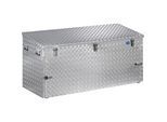 Alu-Transportkiste Riffelblech, mit Gasdruckdämpfer, Inhalt 883 l kaiserkraft