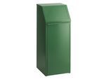Wertstoffsammler Stahlblech, Volumen 70 l, BxHxT 408 x 1007 x 405 mm, grün kaiserkraft