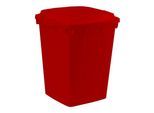 Mehrzweck-Behälter, Volumen 90 l, LxBxH 510 x 485 x 600 mm, rot kaiserkraft