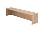 Thekenaufsatz, für Schreibtisch 1600 mm breit, Nussbaum kaiserkraft