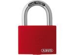 ABUS Vorhängeschloss, beschreibbar, T65AL/40, VE 12 Stk, rot