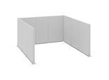 Akustik-Stellwand, Industrie, Komplettmodule, LxBxH 3730 x 3630 x 2000 mm kaiserkraft