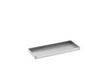 eurokraft basic Stahl-Kleingebinde-Auffangwanne, LxBxH 940 x 370 x 60 mm, mit Zulassung, Auffangvolumen 20 l, verzinkt