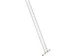 euroline Sprossen-Anlegeleiter, Breite 410 mm, 24 Sprossen mit Traverse