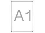Display-Klapprahmen, Aluminium, VE 2 Stk, für DIN A1 kaiserkraft