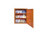 SÖHNGEN Verbandschrank nach DIN 13169, eintürig, signalorange, HxBxT 560 x 490 x 200 mm, mit Füllung