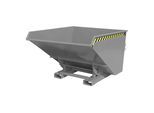 eurokraft pro Kippbehälter inkl. Abrollmechanismus, Volumen 1,7 m³, LxBxH 1720 x 1570 x 1103 mm, grau