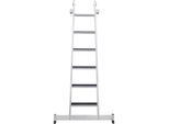 MUNK Stufen-Glasreinigerleiter, Unterteil-Komponenten, 6 Stufen, mit Trittauflage, ab 2 Stk