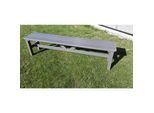 Außenmöbelserie VIKING, Sitzbank, grau, Länge 1900 mm kaiserkraft