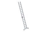 MUNK Anlegeleiter mit Stufen, Profiausführung, Breite 420 mm, 16 Stufen, mit nivello®-Traverse