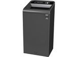 Rubbermaid Wertstoffsammler Configure™, verzinkter Stahl, Volumen 125 l, schwarz
